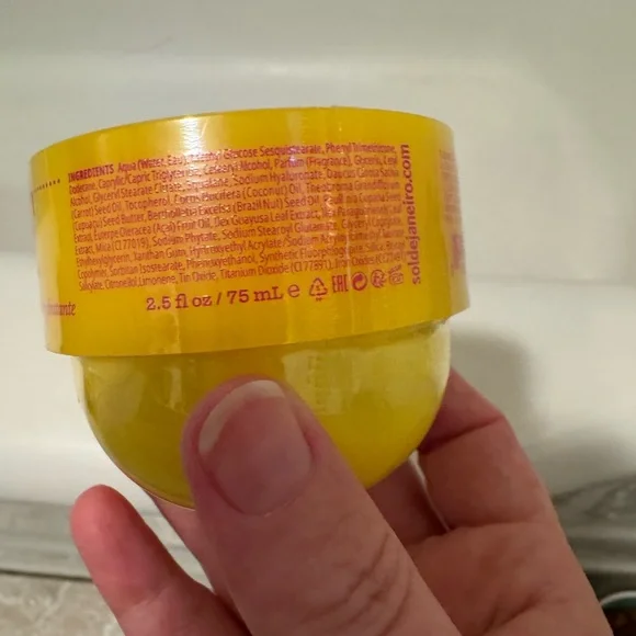 Sol de Janeiro Bright Yellow Cream Jar - Picture 2 of 7